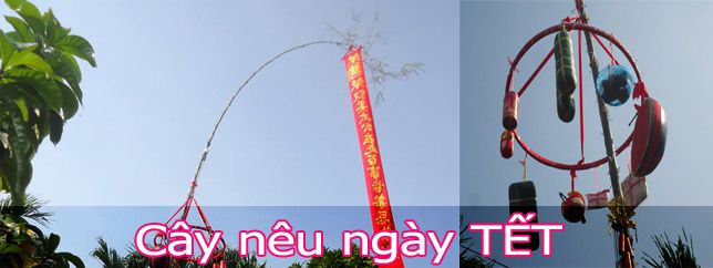 Trồng cây nêu ngày tết